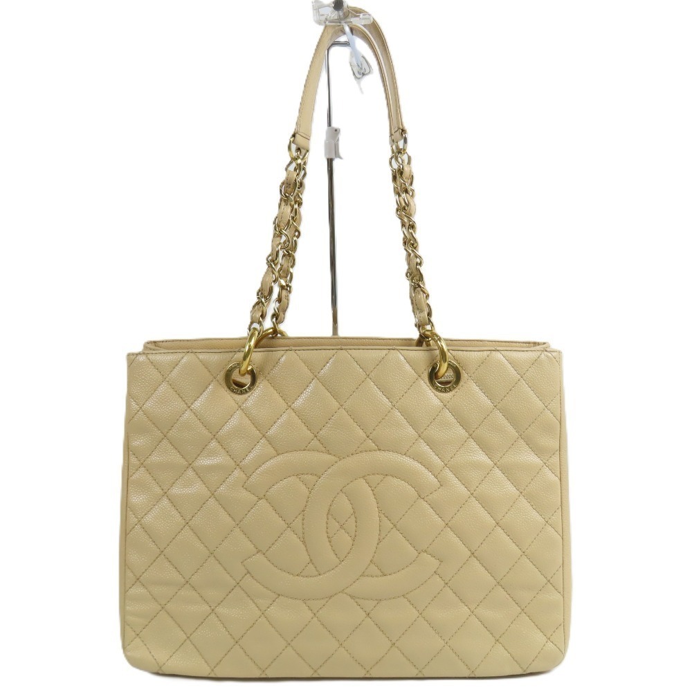 Chanel GST Tote Matelasse Coco Mark Bag Chain Shoulder